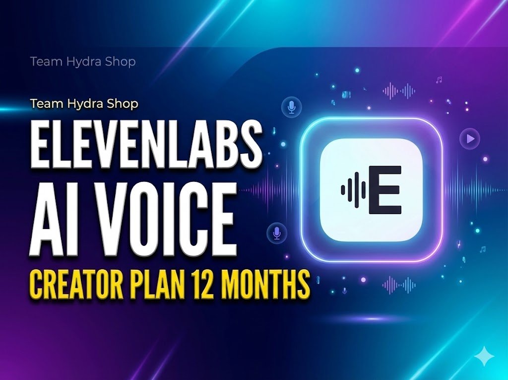 ElevenLabs AI Voice – 12 Months Creator Plan (Personal Email Activation)